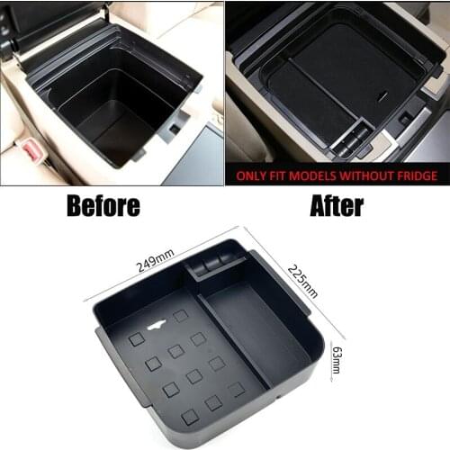 Car Accessories Armrest Storage Box Case For Toyota Land Cruiser LC200 2004-2019/For LEXUS LX570 2006-2018 Central Console Tray