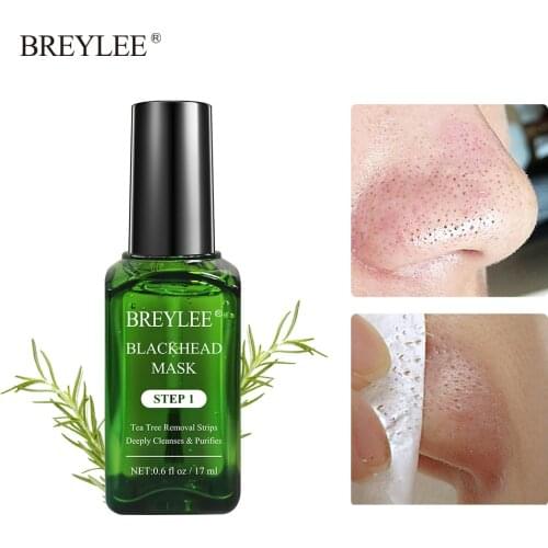 Black Mask Blackhead Remover Acne Treatment Serum Shrinks Pore Essence Peeling Off Sheet Facial Mask Skin Care