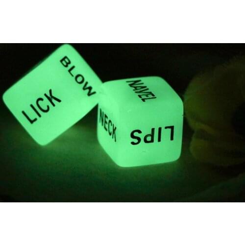 Funny Sex Dice 12 Side Craps Sex Glow Dice Love Dices Toys Adults Sex Toys Couples Dice Game