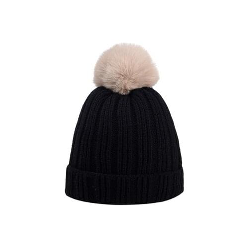 Childrens Hats In Autumn and winter childrens hat warm simple woolen cap boys and girls knitted hat baby hat