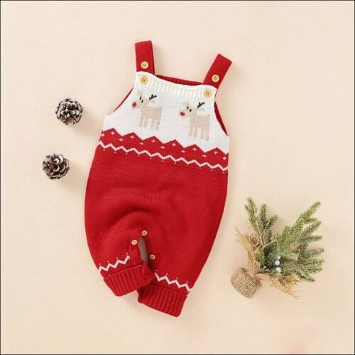 Baby Infant Chirtsmas Sweaters Cartton Winter Autumn Wool Fashion Rompers 0-24 Months Boy Girls 2021 Christmas Knitted Pullovers
