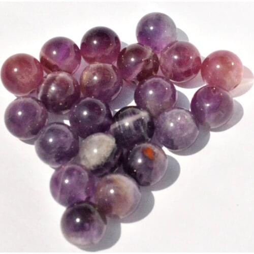 FLTMRH Natural Amethysts Crystal Stone Beads For Jewelry Making DIY Bracelet Necklace