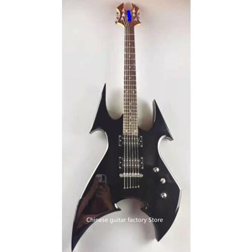 Guitarra Eléctrica personalizada, guitarra eléctrica de calidad, color negro, forma personalizable y logo, novedad de 2021 ¡Enví