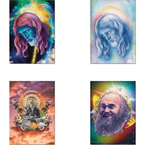 Jesus Art-Art Spirit, Christ Consciousness Art-Jesus Prints, Christ Posters, Religious Decoration Canvas Posters, Living Room Ch