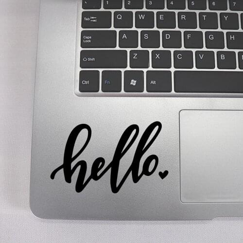 Beautiful Text laptop sticker For Macbook Pro Air Retina Mac 11 12 13 15 laptop skin decoration