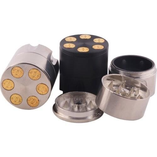Small 3 Layers Aluminum Tobacco Crusher Herb Grinder Smoke Herbal Miller Big Spice Cigarette pipe Accessory