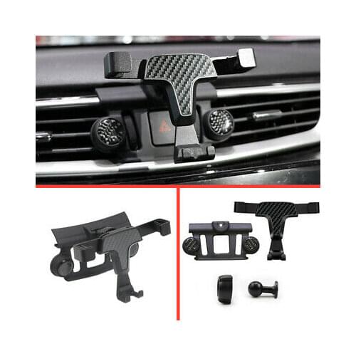Carbon Fiber Look Car Air Vent Mount Phone Holder Stand for Nissan Murano 15-19