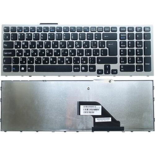 Russian laptop keyboard for SONY Vaio PCG-81113L PCG-81112M 81113M 81212M 81213M VPC-F VPC-F11 VPC-F119 F11 F119 F138 silver