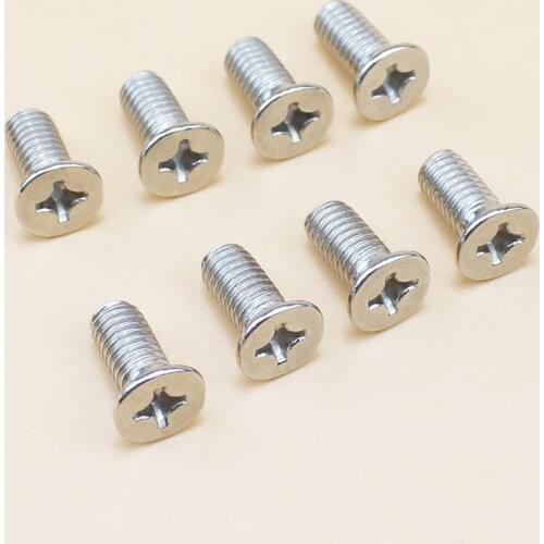 Car Styling 8PCS Stainless Steel Front Brake Disc Rotor Screws fit for Hyundai Kia (6mm)