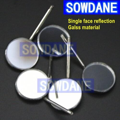 Dental Mouth Mirror Odontoscope Oral Care Teeth Clean Examination Hygiene Glass Mirror Front surface Single Faces reflectoin