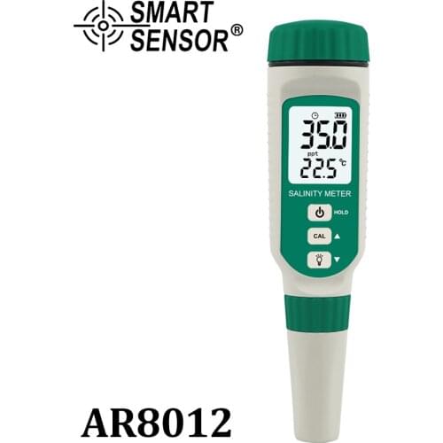 SMART SENSOR Digital Salinity Meter Handheld Pen Salinometer Halometer Salt Gauge Salty Brine Meter Hydrometer Measurement