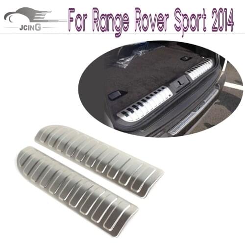 Rear Bumper Door Sill Protector Plate Fit For Land Rover Range Rover Sport 2014