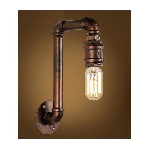 Loft Style Iron Edison Wall Sconce Creative Art Water Pipe Lamp Industrial Vintage Wall Light Fixtures Indoor Lighting