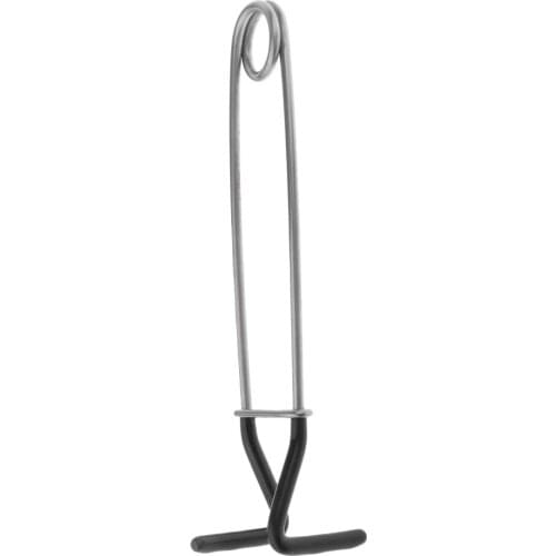 1PC 17cm Fish Mouth Opener Jaw Spreader Stainless Steel Fish Brace Mouth Gag Hook Remove For Toothy Fish Pike Fishing Accessory