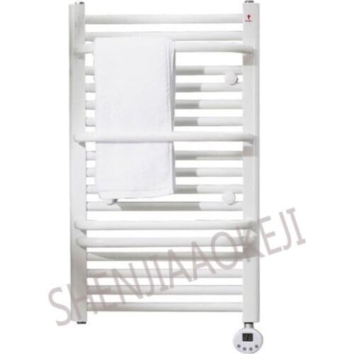 1PC CN03 Intelligent Temperature Control Towel Drying Rack Bathroom Shelf Low-carbon Steel Electric Towel Rack 400W