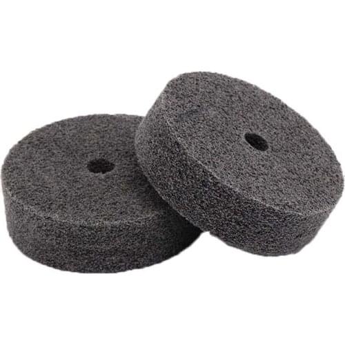 1PCS URANN 3 inch Wool & Fiber Wheel Suitable for Metal Wood Jade Marble Grinding Polishing Process Bench Grinder Accessories