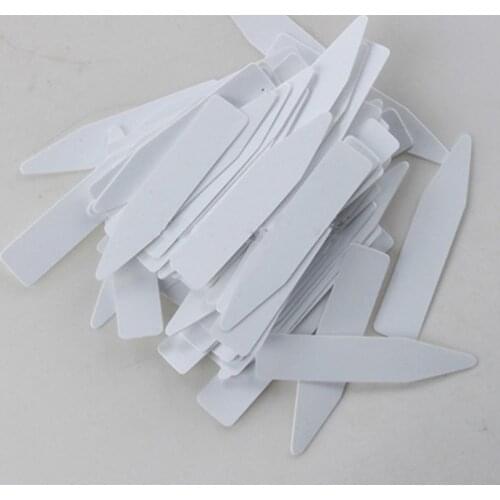 100Pcs Mini Plastic Plant Labels Pot Marker Nursery Garden Stake Tags Tool Supply