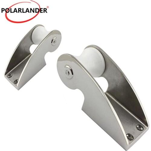 316 Stainless Steel Bow Anchor Boat Yacht Roller Bracket Fixed Anchor Rubber Roller Marine