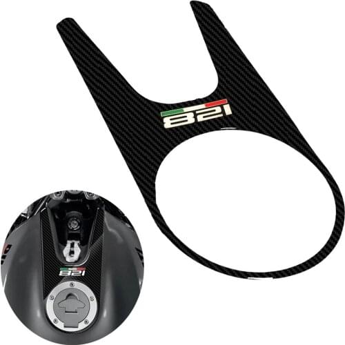 3D Carbon-Look Motorcycle Tank Pad Protector Case for Ducati Monster 821 2015-2017
