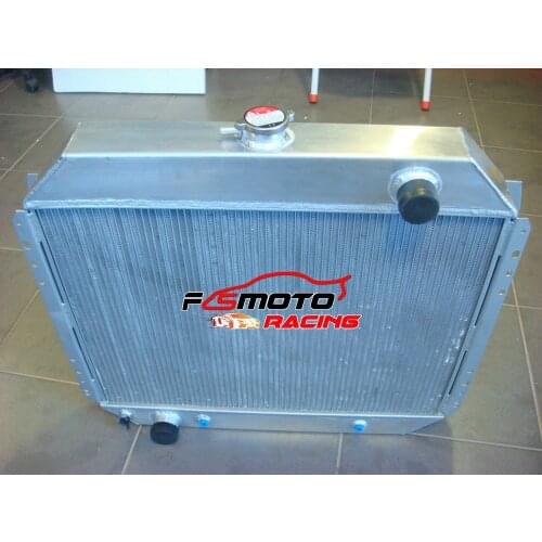 3 ROW 62mm Aluminum Radiator For Ford F100 F150 F250 F350 F-Series Bronco V8 Pickup Truck 1966-1981 AT/MT Ranger/Custom