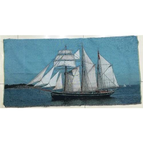Free shipping big size wall gobelin tapestries,nautical style picture,paintings for living room wall
