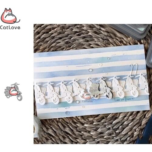 Catlove Motorcycle Electric Car Metal Cutting Dies Scrapbooking Mold Stencil Die Cuts Card Making Craft Embossing New Dies 2020