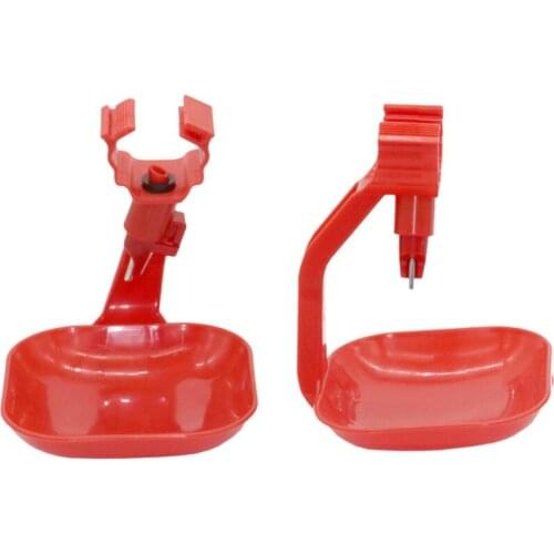Chicken Water Drinking Cups Automatic Chicken Water Nipple Drinker Cups For Quail Nipple Drinkers for Poultry Square Tube Cup