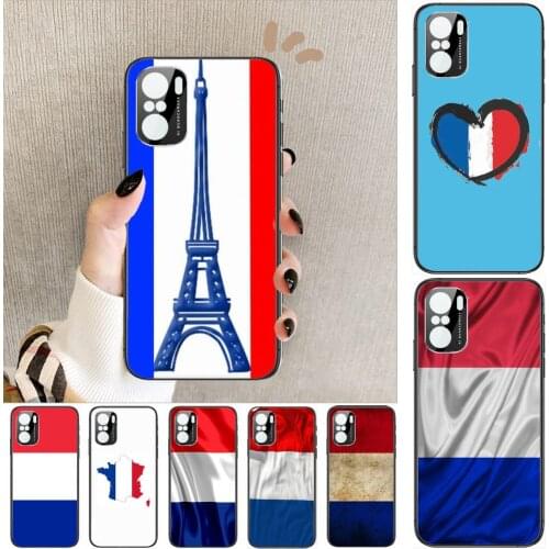 France national flag Phone Case For xiaomi redmi POCO F1 F2 F3 X3 Pro M3 9C 10T Lite NFC Black Cover Silicone Back Prett mi 10 u