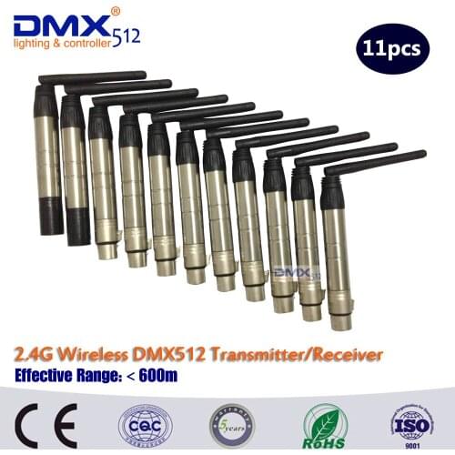 DHL free shipping Good quality wireless dmx512 transmitter and receiver