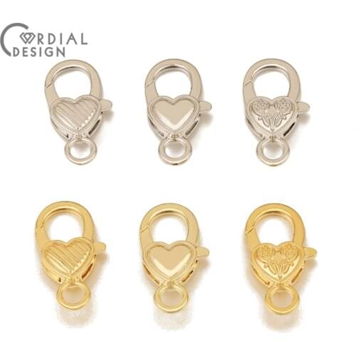 Cordial Design Jewelry Findings & Components/Clasps & Hooks/Genuine Gold Plating/Jewelry Accessories/Hand Made/DIY Connectors