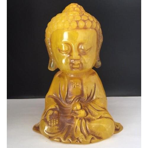 China imitation beeswax Sakyamuni crafts statue