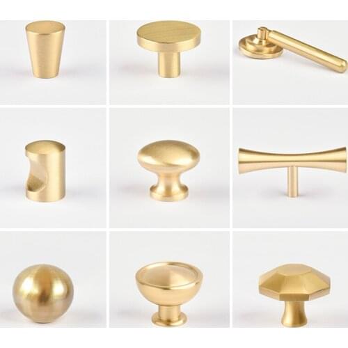 Kitchen Door Handles and Knobs Round Brass Dresser Knob Drawer Handle Cabinet Door Handle Antique Antique Kitchen Hardware Knob