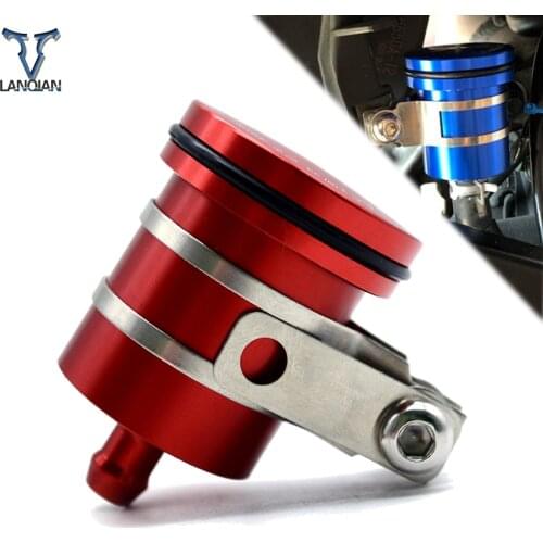 Motorcycle Rear Brake Fluid Reservoir Clutch Tank Oil Fluid Cup Cover FOR SUZUKI DRZ 400 V STROM 650 DL BANDIT 600 GS 500