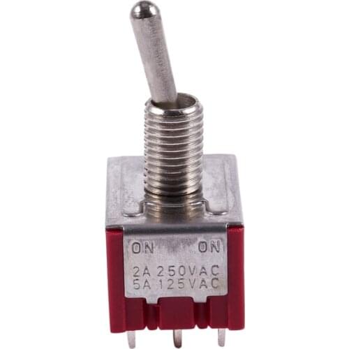 AC 250V 2A 125V 5A ON/ON 2 Position 3PDT Toggle Switch
