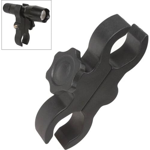 Durable Adjustable Bike Flashlight Mount Bicycle Torch Holder Handlebar LED Flash light Bracket Barrel Clamp