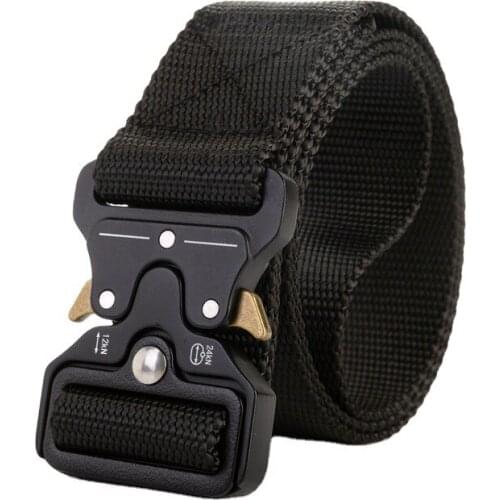 Belt Outdoor Nylon Belt Mens Trendy Overalls Canvas Camouflage Fashion Tough Guy Waist Belts Free Shipping