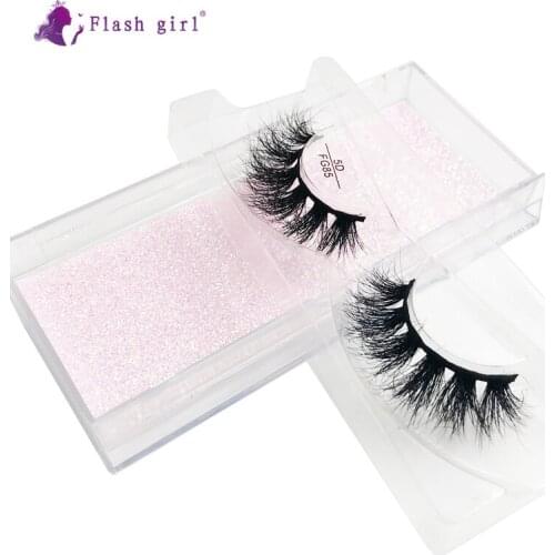 Most Popular 1 Pair 5D Mink False Eyelashes Thick Handmade High Volume Natural Eye Lashes Fluffy Eyelash Extension Makeup FG85