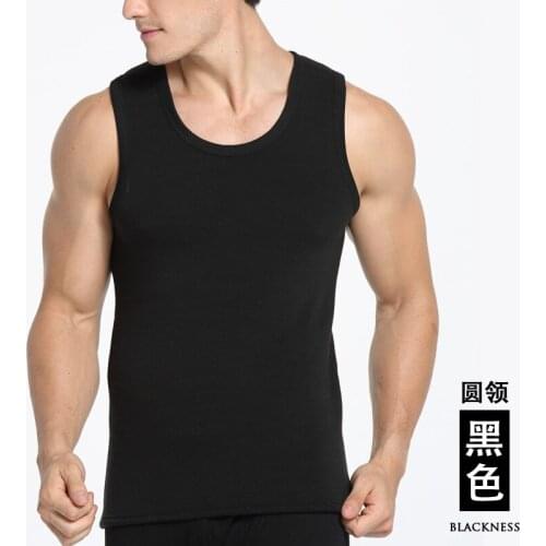 Thermal underwear men fleece keep warm undershirt tank top Thermal Vest for Male Underwear