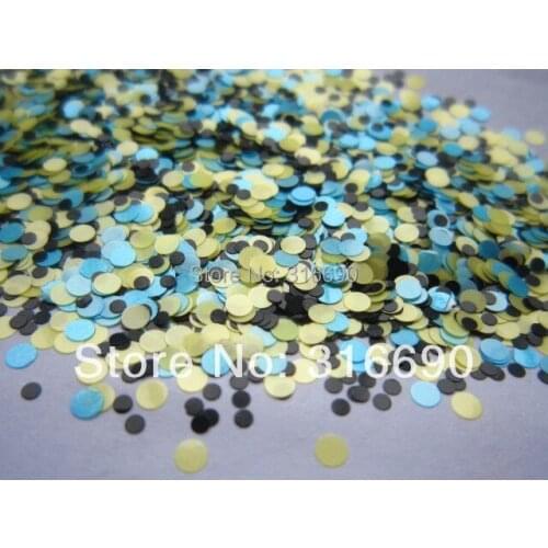 Solvent Resistant Glitter Round Dot Glitter Mix Nail Polish Glitter Mix for Nail Polish Franken Scrapbooking