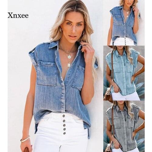 Женские джинсовые жилеты Xnxee China At AliExpress