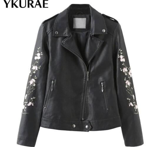 Женские черные куртки YKURAE China At AliExpress