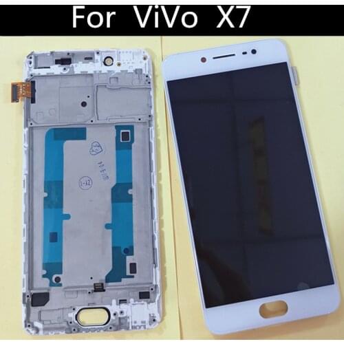 TFT LCD For VIVO X7 LCD Display+Touch Screen with Frame Digitizer Assembly Replacement Accessories For Phone 5.2"