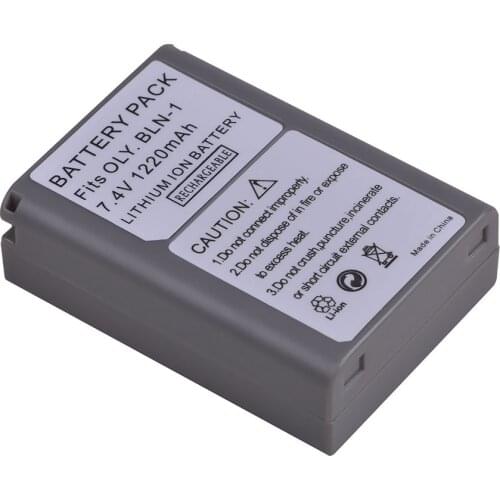 New 1220mAh 7.4V BLN-1 PS BLN1 PS-BLN1 Battery for Olympus E-M5 EM5 OM-D OMD E-M1 Mark II PEN-F E-P5 EM1 PENF EP5 Camera