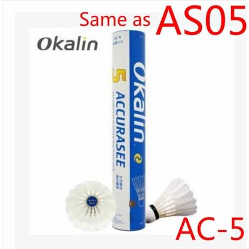2tubes/lot AS05 Quality Badminton Shuttlecock A+ Duck Feather Durable Flybing Stable Shuttlecock Ball Great for Club L2121-2SPA