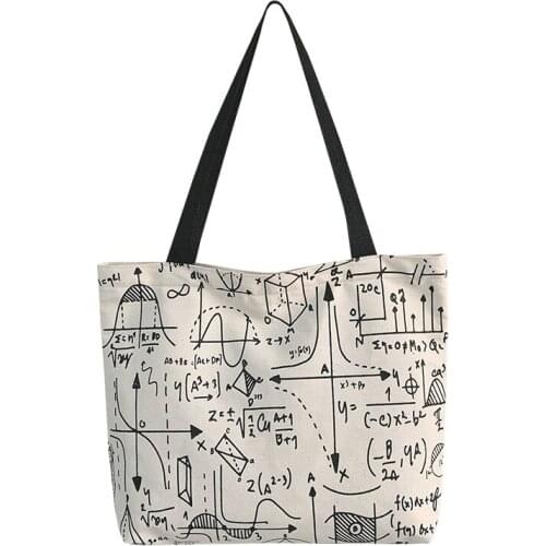 2021Handbags Cloth Totes Casual Shoulder Bag Cotton Shopping Women Eco Reusable Shopper Bags Women Ladies Casual Shoulder Bag