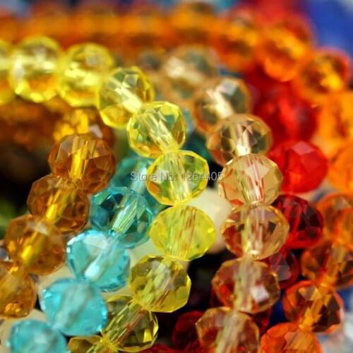 300piece/lot 8mm not fade crystal beads diy crystal jewelry accessories