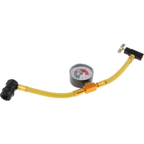 Auto Accessory R134A Car A/C Refrigerants Recharge Hose Charging Pipe With Gauge 200PSI