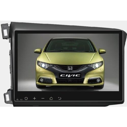 10.1 inch Screen Android 5.1 Car DVD Player GPS Navigation System Media Stereo Audio Video for Honda Civic 2012 2013 2014