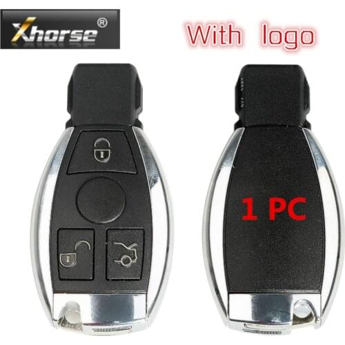 For Benz Smart Key Shell 3 Button for Mercedes Benz Assembling with VVDI BE Key with LOGO