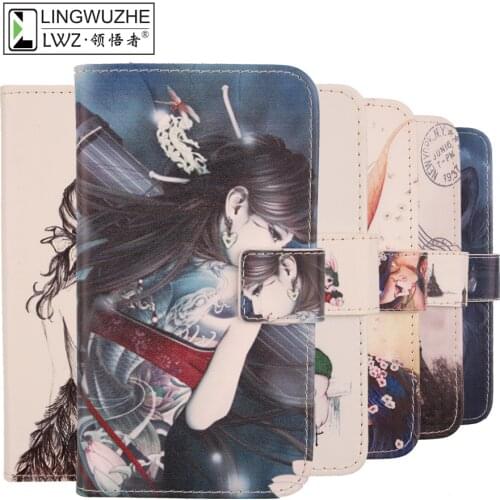 For Konka SP10 4.95" Case Luxury Leather Flip Wallet Cover for Konka SP10 Mobile Phone Case